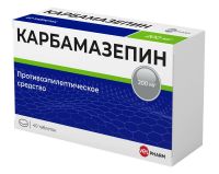 Карбамазепин 200мг таб. №40 (ВЕЛФАРМ)