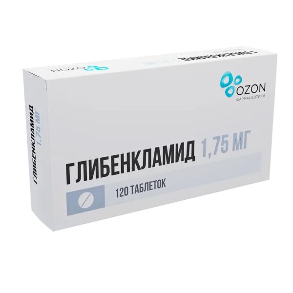 Глибенкламид 1,75мг таб. №120 (Озон фарм ооо)