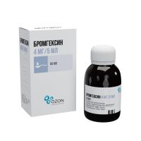 Бромгексин 4мг/ 5мл 60мл р-р д/пр.внутр. №1 фл. (ОЗОН)