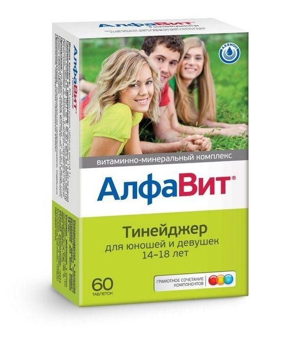 Алфавит тинейджер таб.жев. №60 (Внешторг фарма ооо (втф ооо))