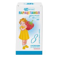 Парацетамол 120мг/ 5мл 200мл сусп.д/пр.внутр.детск. №1 фл.  малина (ФАРМСТАНДАРТ)