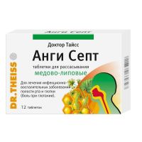 Доктор тайсс анги септ таб.д/рассас. №12 мед липа (ДР ТАЙСС НАТУРВАРЕН)