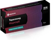 Торасемид 10мг таб. №30 (МЕДИСОРБ)