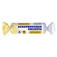 Аскорбинка 3г таб.жев. №10 лимон (Нет ВладелецРегУД)