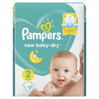 Pampers (Памперс) подгузники new baby-dry 2 №17 мини 3-6кг (PROCTER & GAMBLE POLSKA SP. Z O.O.)