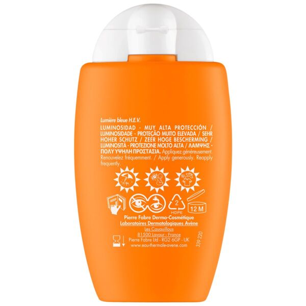 Avene (авен) солнцезащитный флюид придающий сияние 50мл spf50 (Pierre fabre dermo-cosmetique)