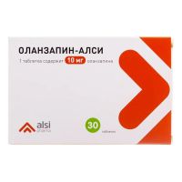 Оланзапин 10мг таб. №30 (АЛСИ ФАРМА)