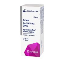 Брим антиглау эко 2мг/мл 5мл капли глазн. фл. (ПОЛЬФАРМА)