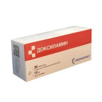 Доксиламин 15мг таб.п/об.пл. №30 (ПРОМОМЕД)
