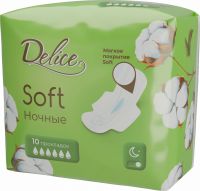 Delice (делис) прокладки ультра №10 найт софт (ONTEX CZ SRO)