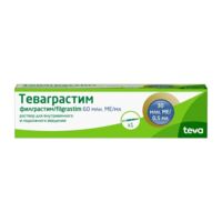 Теваграстим 60млн. ме/мл 0,5мл р-р д/ин. №1 шприц (ТЕВА)
