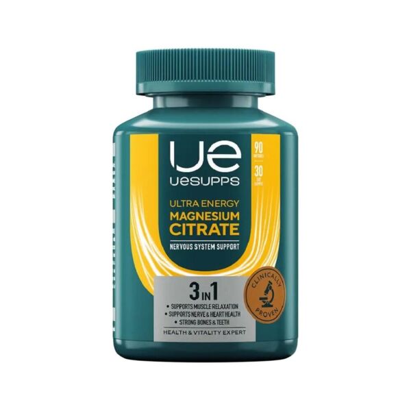 Уесаппс ультра энерджи магния цитрат капс. №90 (Ultra energy supplements trading l.l.c)