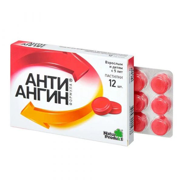 Анти-ангин формула пастилки №12 (Dr.med.aufdermaur ag)