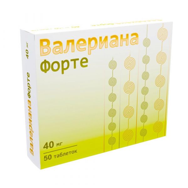 Валериана форте 40мг таб. №50 (Озон ооо)