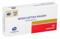 Ирбесартан 150мг таб.п/об. №14 (КАНОНФАРМА)