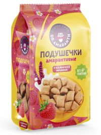 Др.амарант подушечки амарантовые 100г вкус клубники (КОРПОРАЦИЯ ДИ ЭНД ДИ ООО)