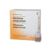Убихинон композитум 2,2мл р-р д/ин.в/м.гомеоп. №100 амп. (БИОЛОГИШЕ ХАЙЛЬМИТТЕЛЬ ХЕЕЛЬ)