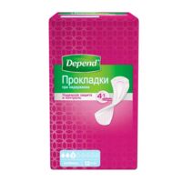 Depend (Депенд) прокладки при недержании №12 д/женщин нормал (КИМБЕРЛИ КЛАРК)