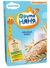 Фрутоняня каша молочная 200г овсянка (ПРОГРЕСС ОАО)