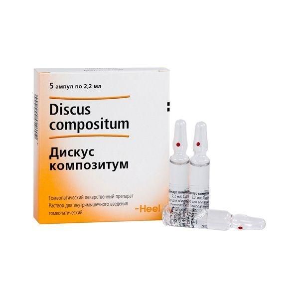 Дискус композитум 2.2мл р-р д/ин.в/м.гомеоп. №5 амп. (Biologische heilmittel heel gmbh_2)