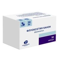Флуоксетин 20мг капс. №50 (КАНОНФАРМА)