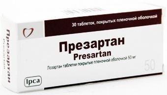 Презартан 50мг таб.п/об.пл. №30 (Ipca laboratories ltd.)
