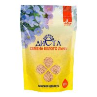 Льна семена 100г №1 пач.  женская красота (БИОКОР)