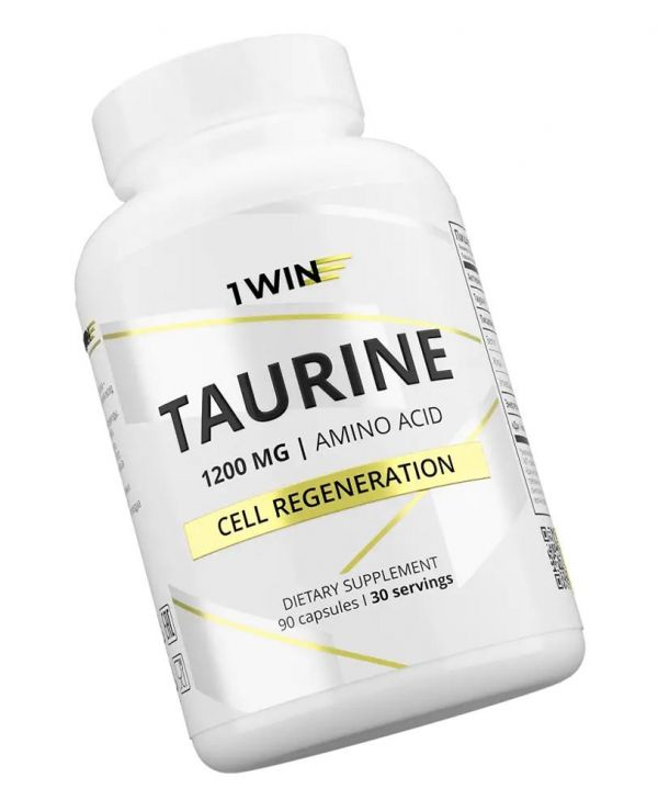 1win таурин капс. №90 (Винлаб нутришин ооо)
