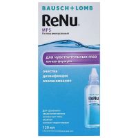 Раствор для линз реню мпс 120мл №1 фл.  д/чув.глаз (БАУШ ЭНД ЛОМБ)