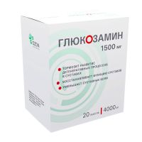 Глюкозамин 1,5г пор.д/р-ра д/пр.внутр. №20 пак. (АТОЛЛ)