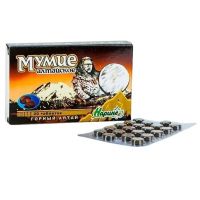 Мумие золотое алтайское 200мг таб. №20 (ЭВАЛАР)