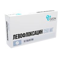 Левофлоксацин 250мг таб.п/об. №10 (АТОЛЛ)
