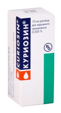 Куриозин 2.05мг/мл 10мл р-р д/пр.наружн. №1 фл.-кап. (ГЕДЕОН РИХТЕР)