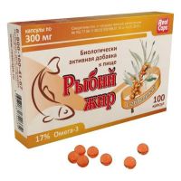 Рыбий жир капс. №100 масло облепихи (РЕАЛКАПС)