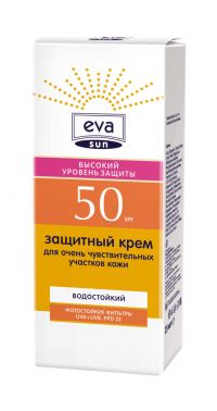 Eva sun (эва сан) крем для чувствительной кожи 25мл spf50 (POLLENA-EWA S.A./ TZMO S.A.)