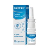 Санорин 0,1% 10мл спрей наз. №1 фл.-доз. (КСАНТИС ФАРМА)