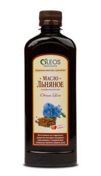 Oleos (Олеос) масло льняное 500мл пищевое (ОЛЕОС ООО)