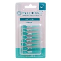 PresiDent (Президент) межзубные ершики-зубочистки №20 шт.  profi m (БЕТАФАРМА)