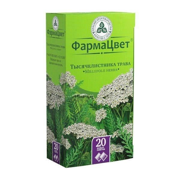 Тысячелистника трава 1.5г пор. №20 ф/п. (Красногорсклексредства оао)