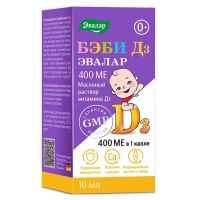 Бэби д3 10мл жидкость фл.-доз. (ЭВАЛАР)