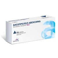 Бисопролол 10мг таб.п/об. №60 (АВЕКСИМА)