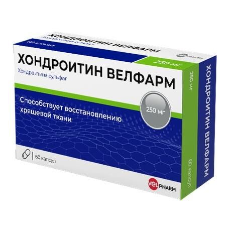 Хондроитин 250мг капс. №60 (Велфарм ооо)
