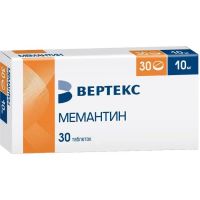 Мемантин 10мг таб.п/об.пл. №30 (ВЕРТЕКС)
