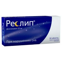 Реслип 15мг таб.п/об.пл. №30 (АЛИУМ ПФК)