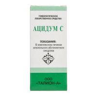 Ацидум-с 25мл капли гомеоп. №1 фл.-кап. (ТАЛИОН-А)