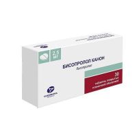 Бисопролол 2,5мг таб.п/об. №30 (КАНОНФАРМА)