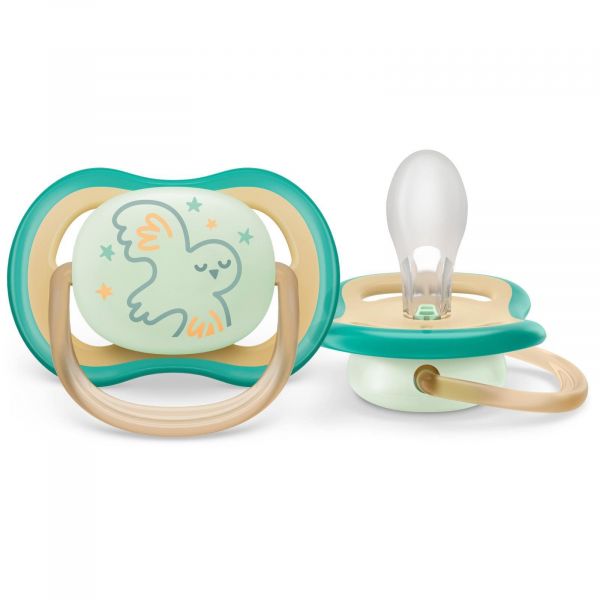 Avent (авент) соска-пустышка №2 0-6 мес ночная звезда/ сова scf376/18 (Philips consumer lifestyle b.v.)