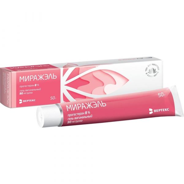 Миражэль 90мг/доза 50г гель ваг. №1 туба (Вертекс ао)