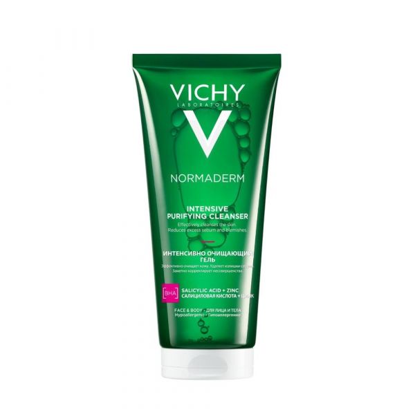 Vichy (виши) нормадерм фитосолюшн гель для умывания 200мл 3076 (Vichy laboratoires)