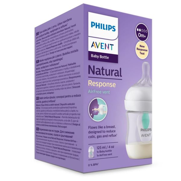 Avent (авент) бутылочка для кормления natural 125мл №1 scy670/01 с клапаном аир фри (Philips consumer lifestyle b.v.)
